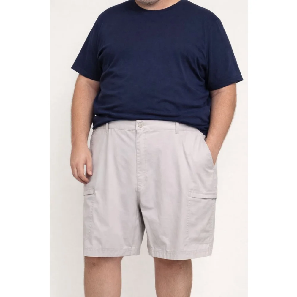 CHAPS Men’s Cargo Shorts Size 46 Relaxed Fit Khaki Performance Shorts